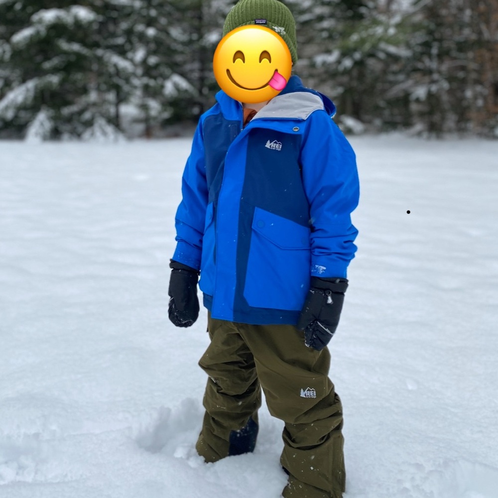 REI kids winter jacket, waterproof, size 6.